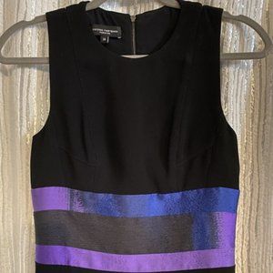 Narciso Rodriguez Black Zipper Formal Dress